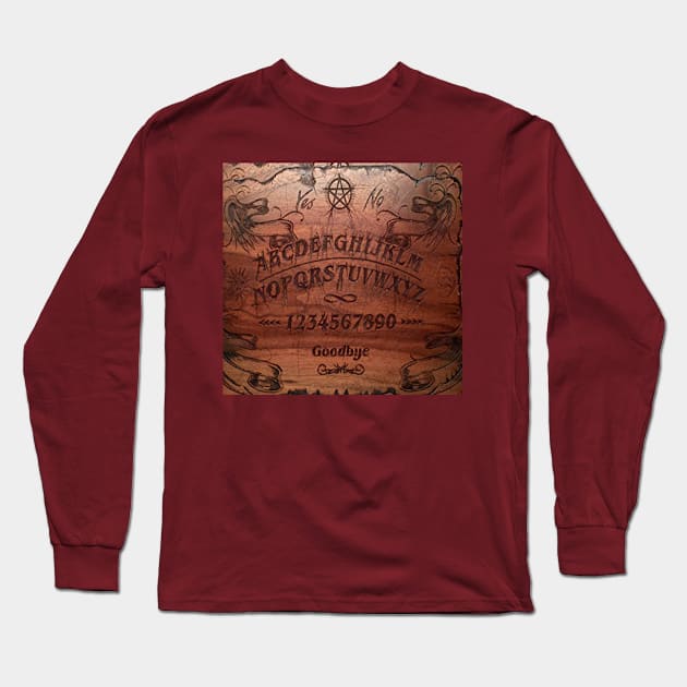 Talking Board Long Sleeve T-Shirt by CosmeticMechanic